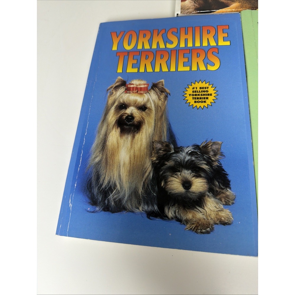 Set Of 3 Vintage Dog Info Books Yorkshire T, Mini Pin, German Kerry Donnelly